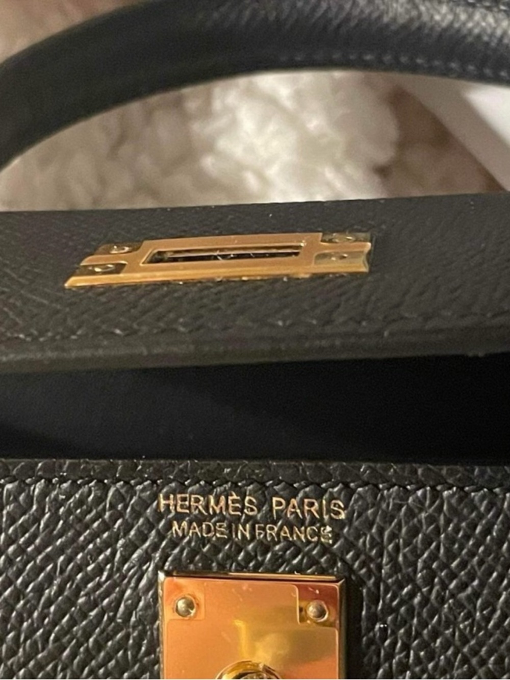Hermes Kelly Mini Noir GHW - Picture 6 of 11